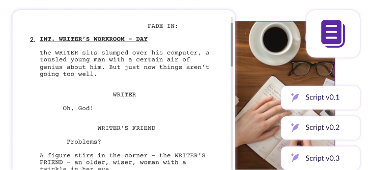 Secure script storage preview