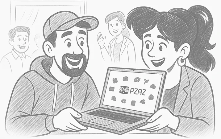 "And then came Pzaz—the all-in-one producer platform made for filmmakers by filmmakers."